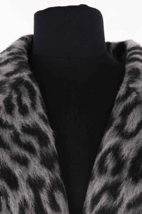 Manteau Sézane Gris en Synthétique