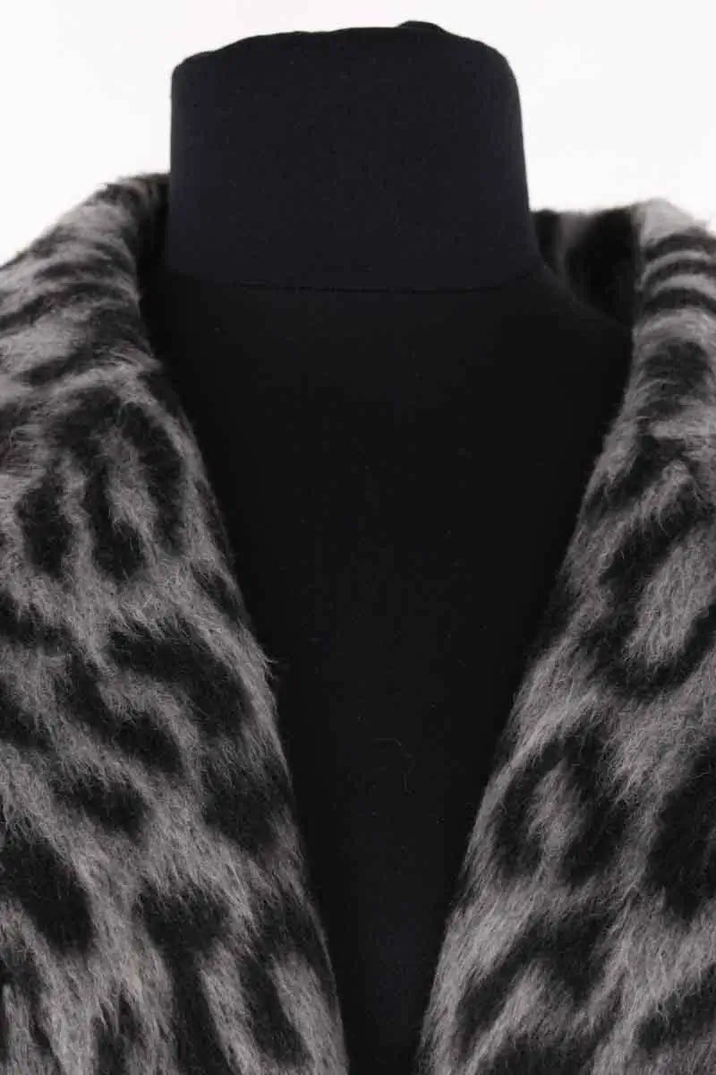 Manteau Sézane Gris en Synthétique