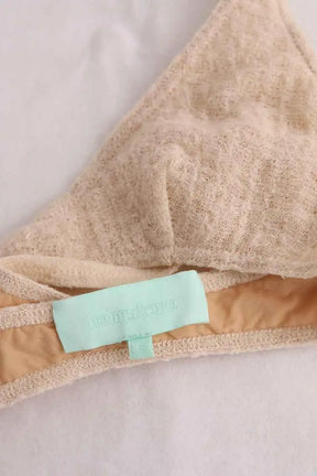 Soutien-gorge Heimstone Beige en Laine