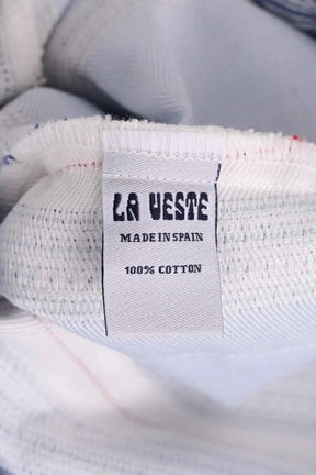 Pantalon La Veste Bleu en Coton