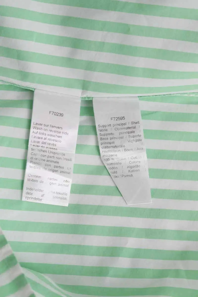 Chemise Lacoste Vert en Coton
