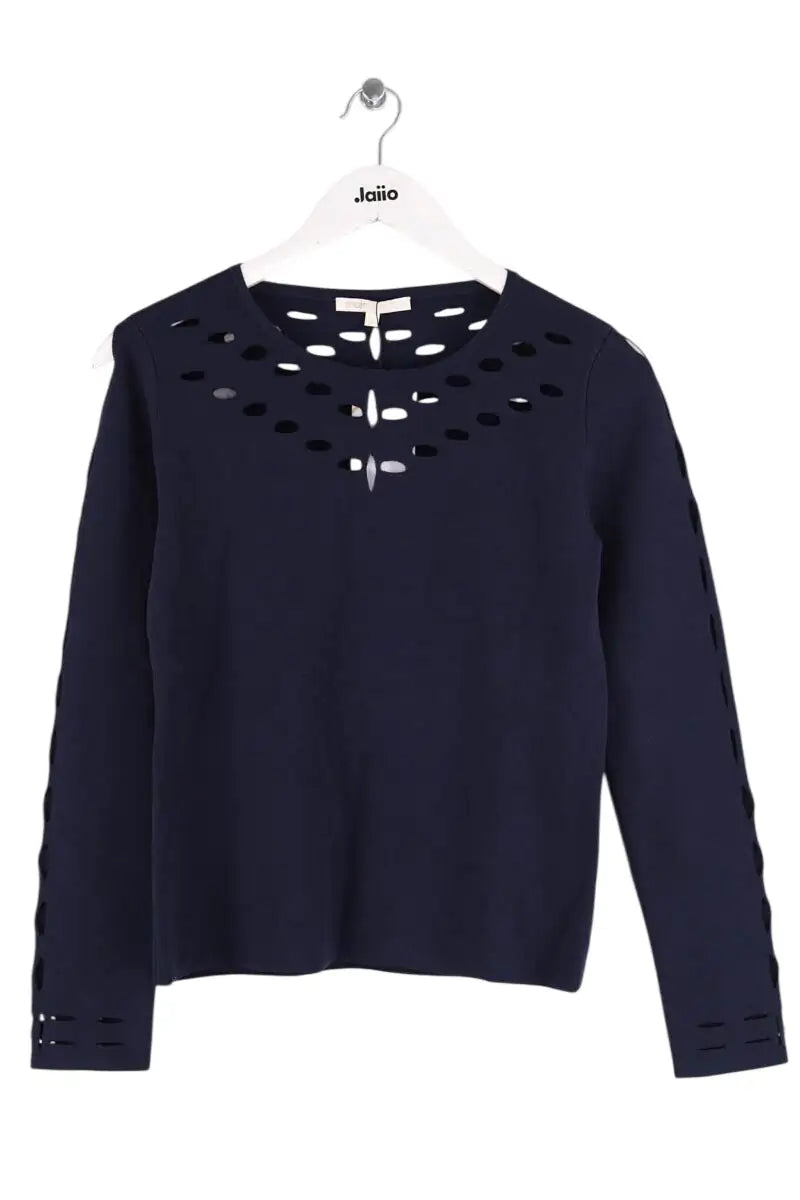 Top Maje Bleu en Viscose, taille S - Seconde Main