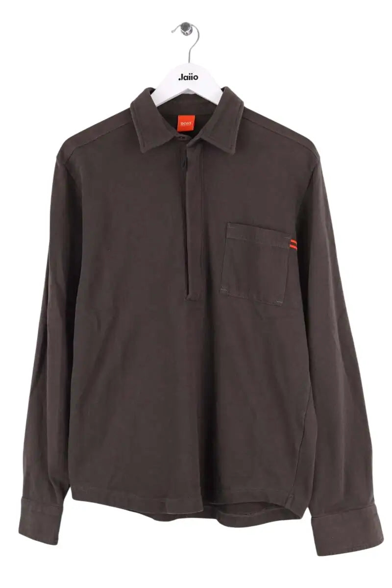 Pull Boss Anthracite en Coton, taille M - Seconde Main