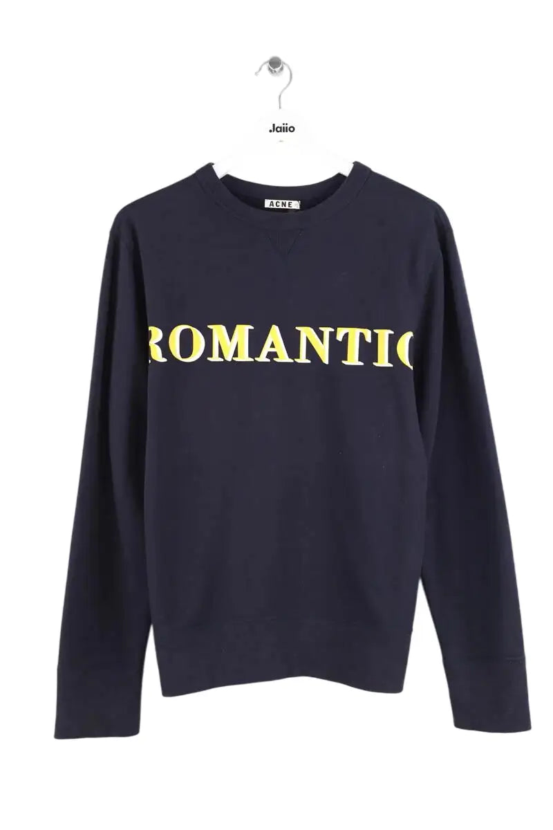 Sweatshirt Acne Studios Bleu en Coton, taille S - Seconde Main