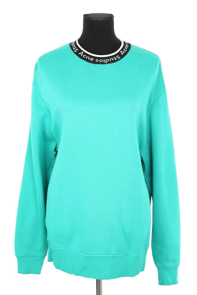 Sweatshirt Acne Studios Vert en Viscose, taille XS - Seconde Main
