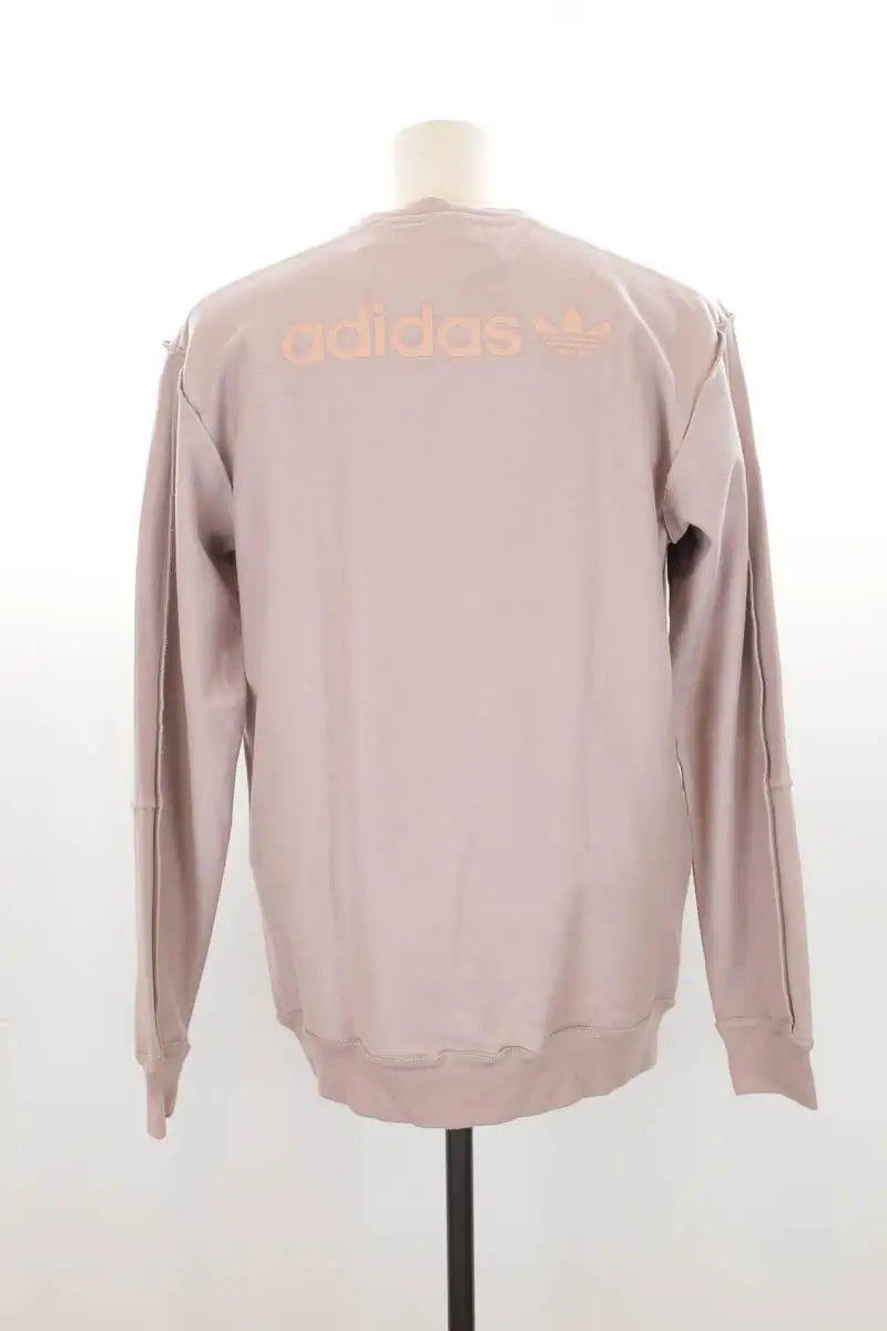 Sweatshirt Adidas Beige en Coton