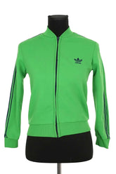 Sweatshirt Adidas Vert en Coton, taille XS - Seconde Main