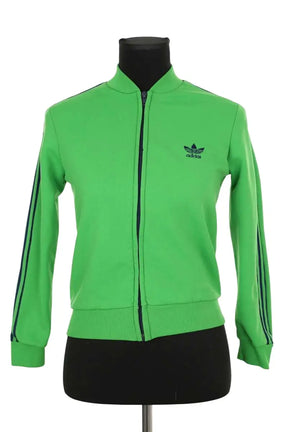 Sweatshirt Adidas Vert en Coton, taille XS - Seconde Main