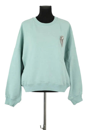 Sweatshirt Alexandre Vauthier Vert en Coton, taille XS - Seconde Main