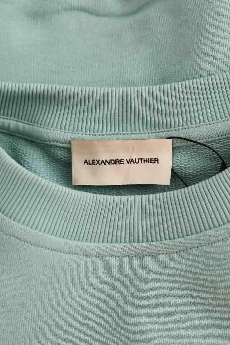 Sweatshirt Alexandre Vauthier Vert en Coton