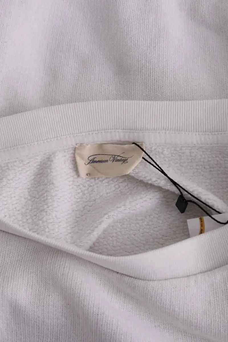 Sweatshirt American Vintage Blanc en Coton