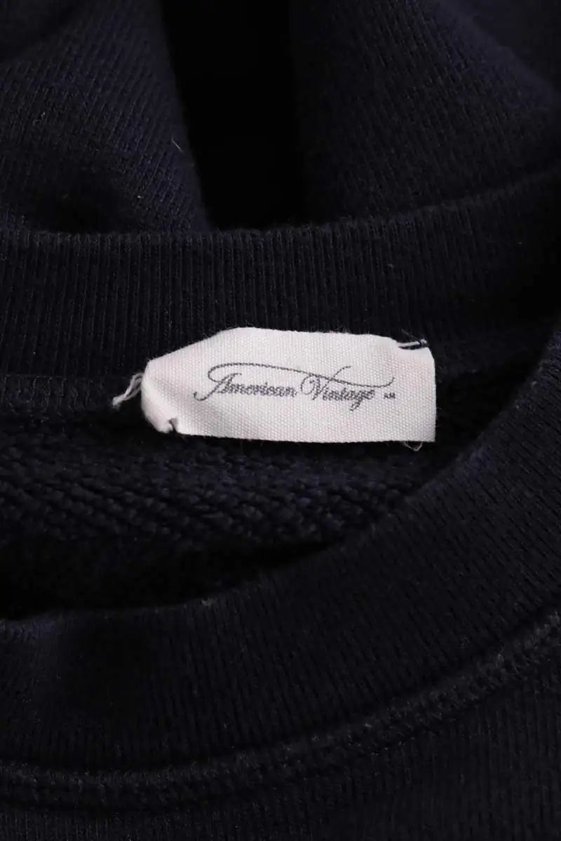 Sweatshirt American Vintage Marine en Coton