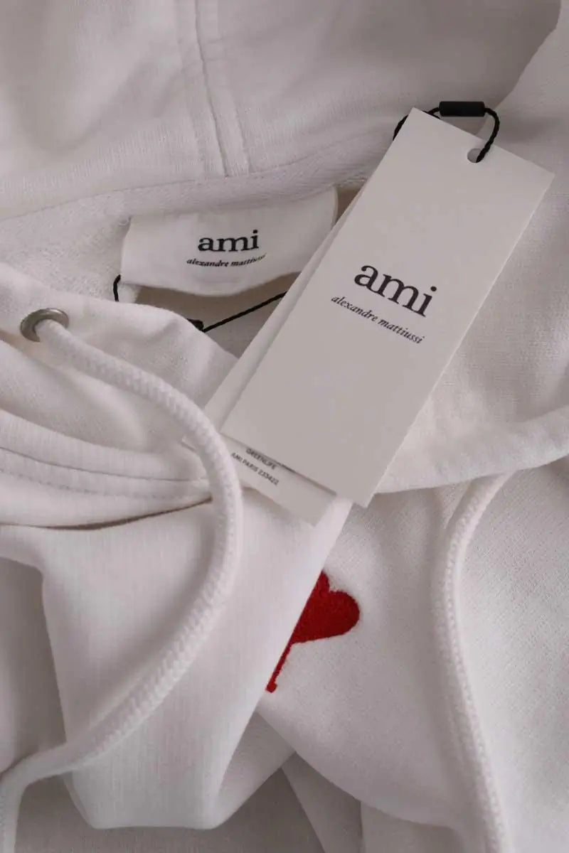Sweatshirt Ami Blanc en Coton