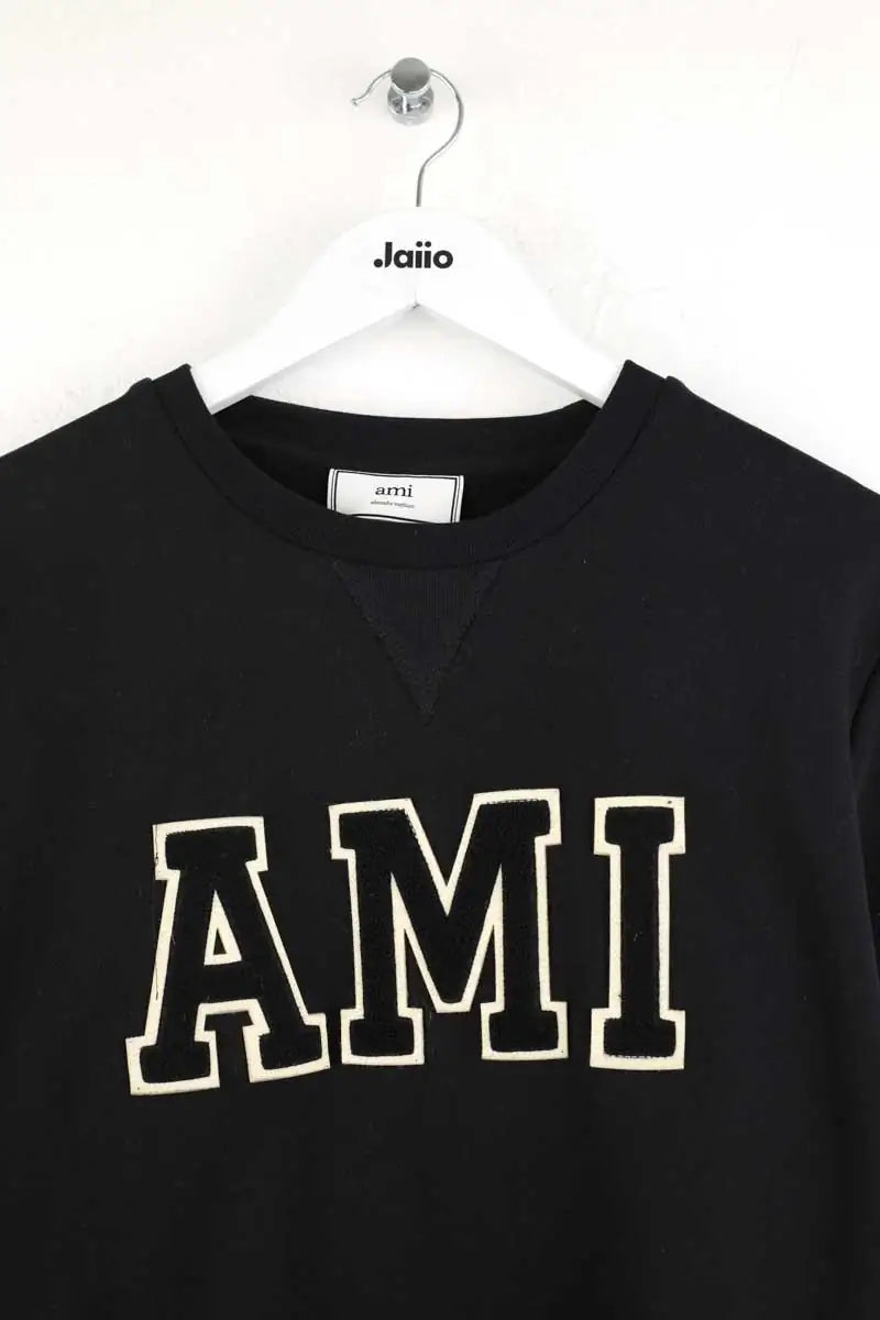 Sweatshirt Ami Noir en Coton