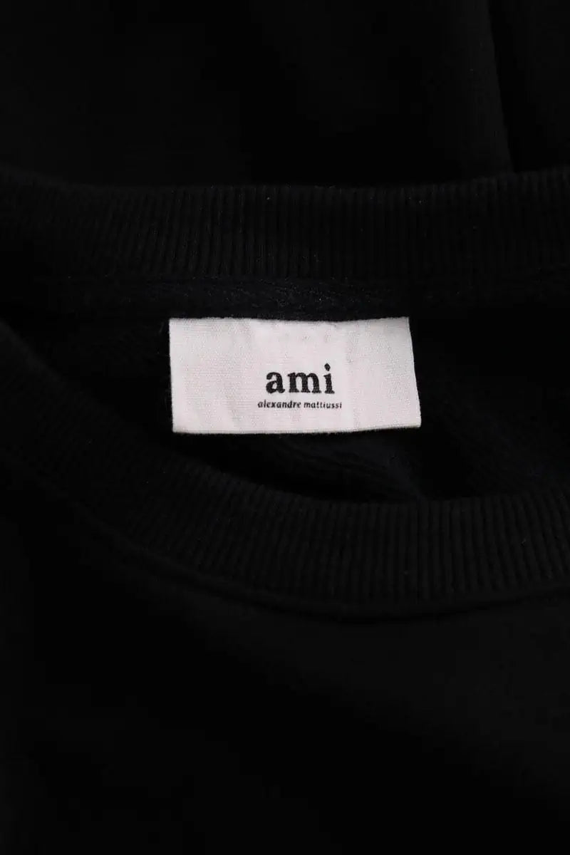 Sweatshirt Ami Noir en Coton