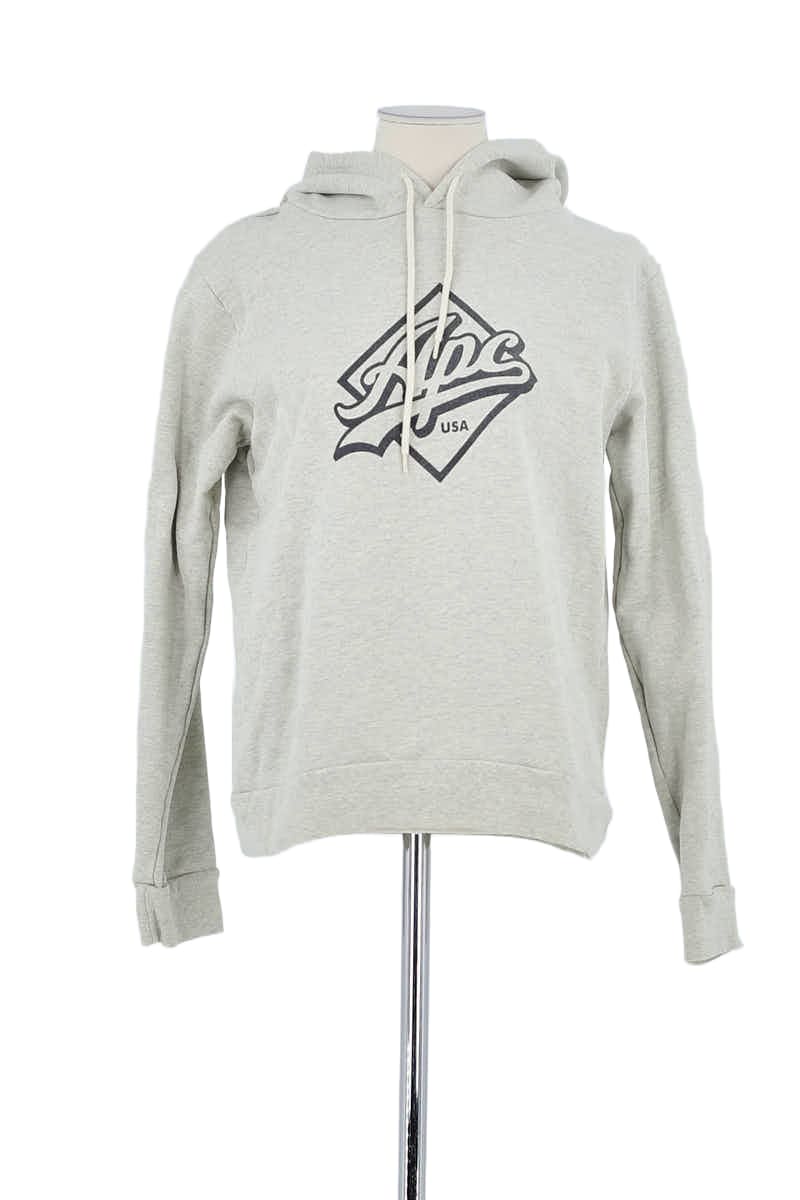 Sweatshirt APC Gris en Coton, taille S - Seconde Main