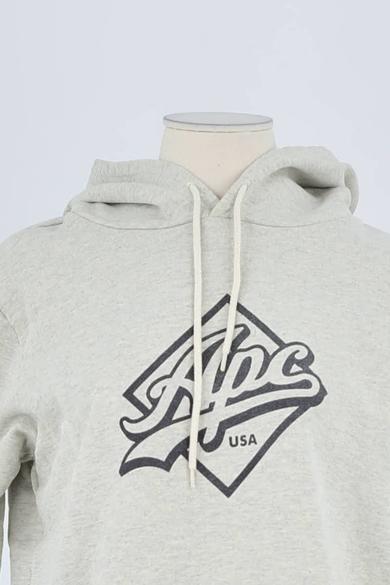 Sweatshirt APC Gris en Coton
