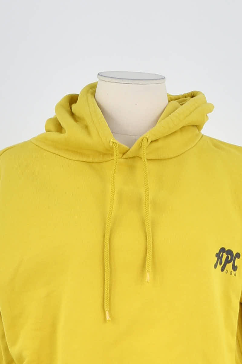 Sweatshirt APC Jaune en Coton