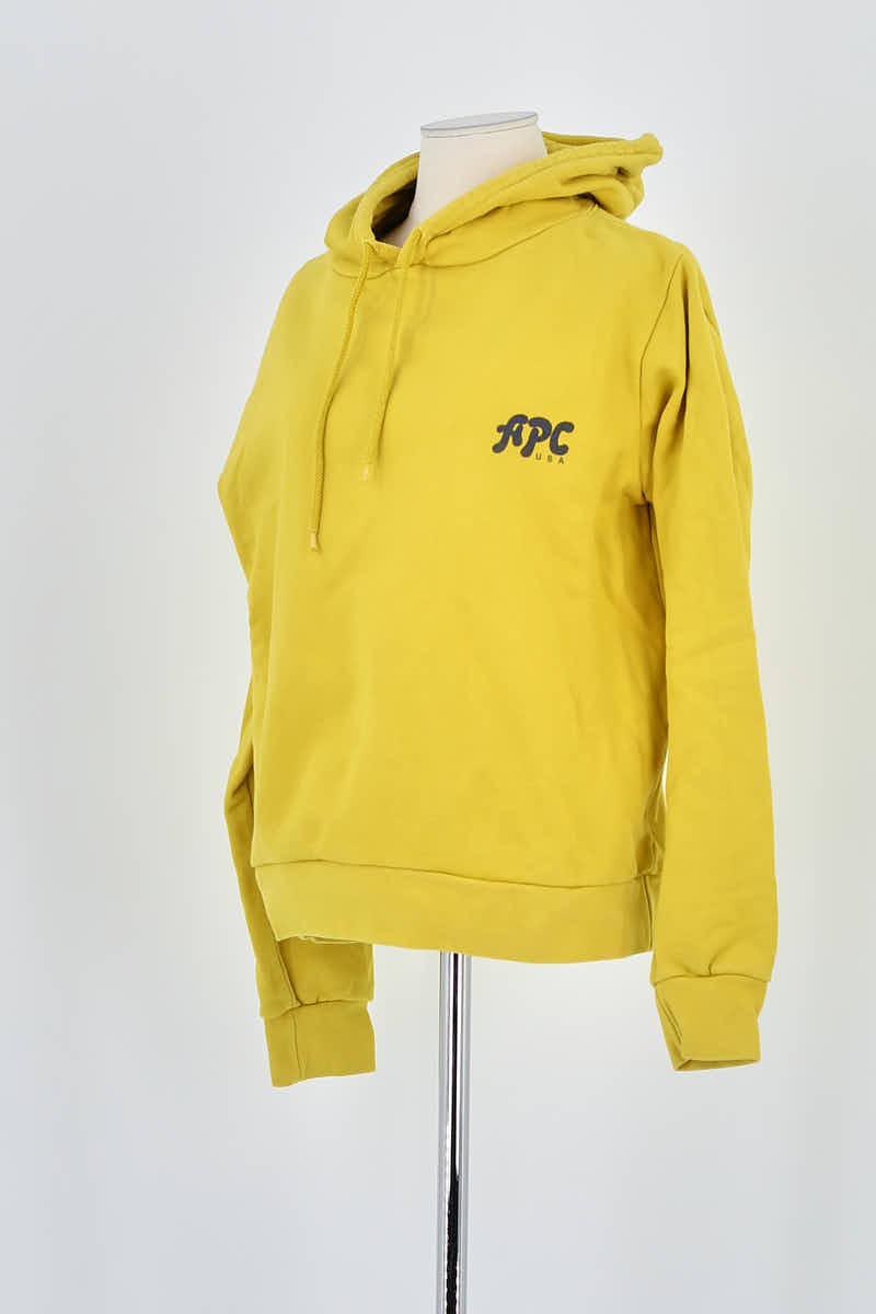 Sweatshirt APC Jaune en Coton