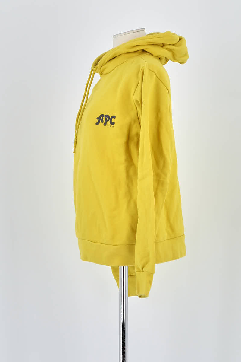 Sweatshirt APC Jaune en Coton