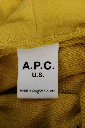 Sweatshirt APC Jaune en Coton