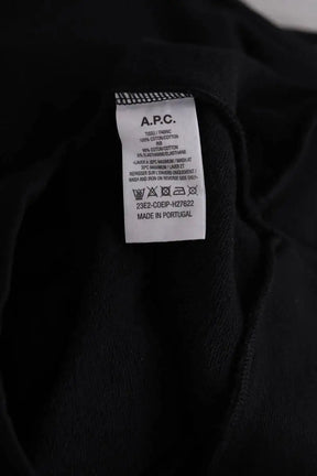 Sweatshirt APC Noir en Coton