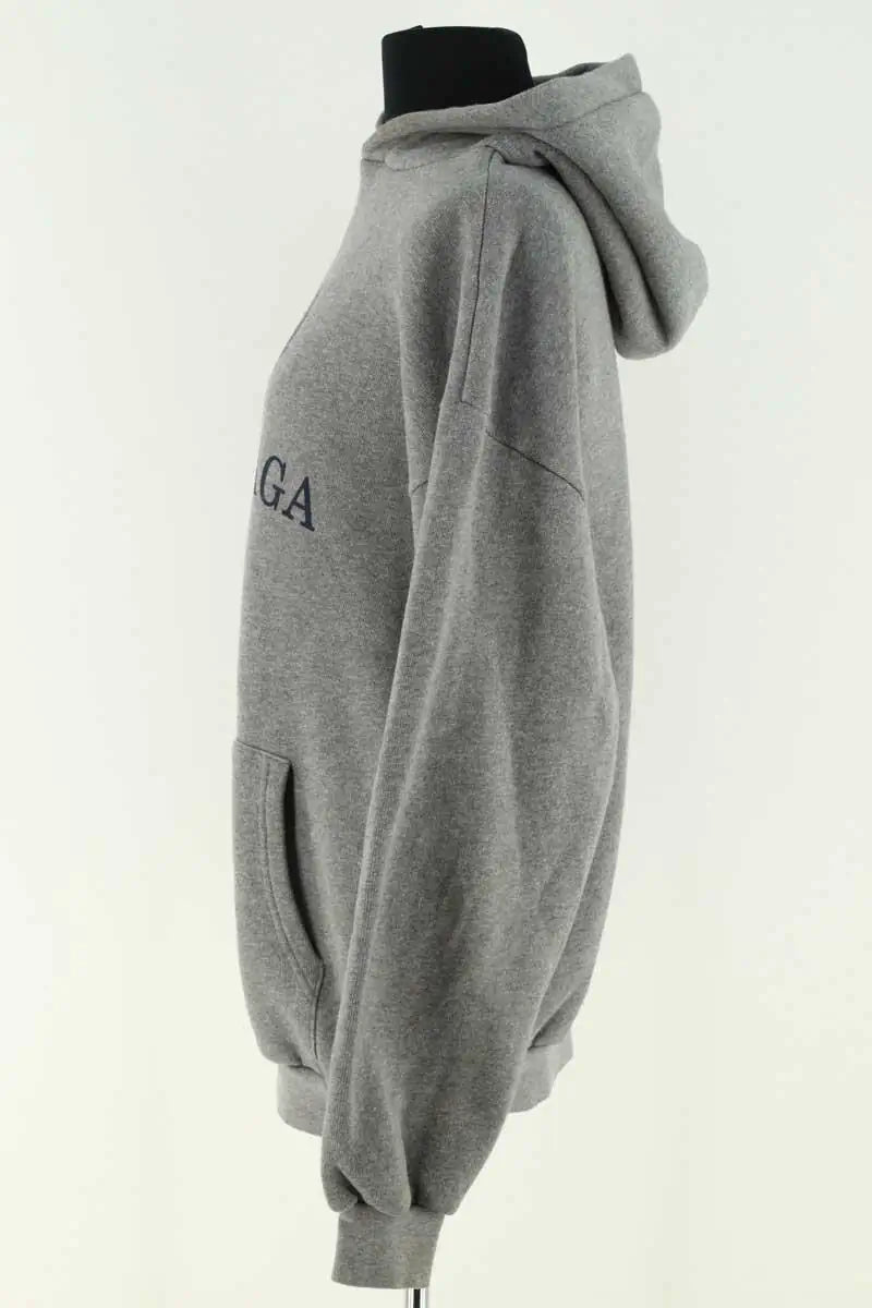 Sweatshirt Balenciaga Gris en Coton