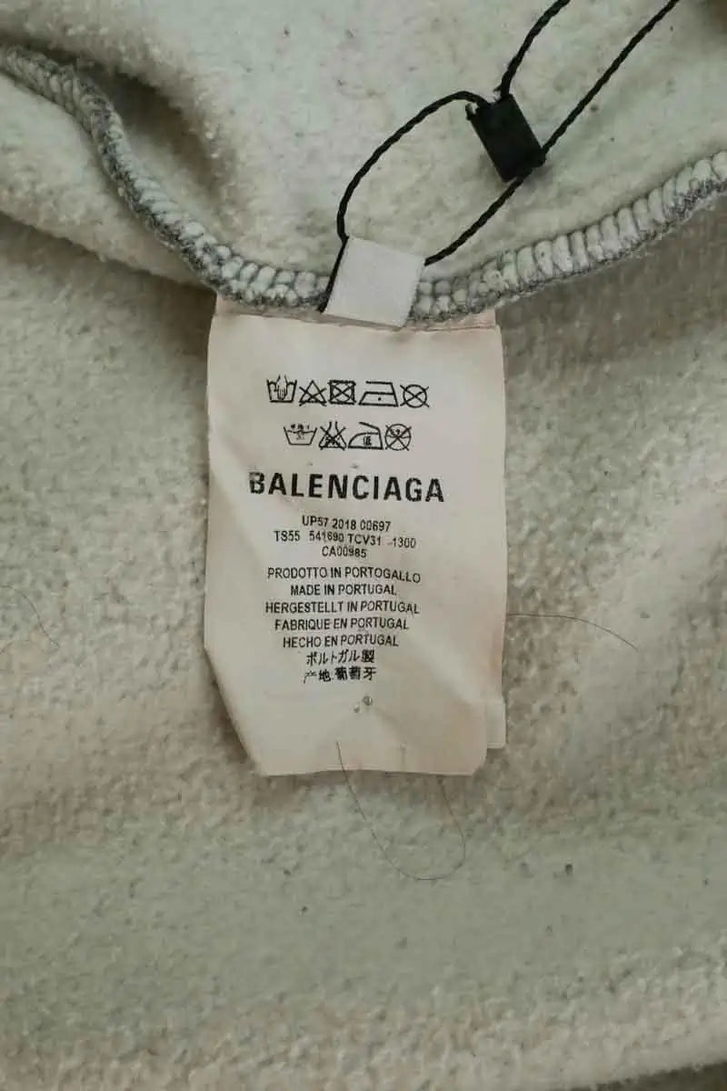 Sweatshirt Balenciaga Gris en Coton