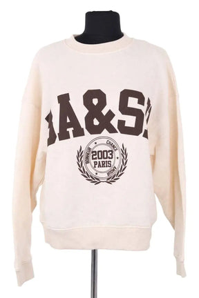 Sweatshirt Ba&Sh Beige en Coton, taille S - Seconde Main