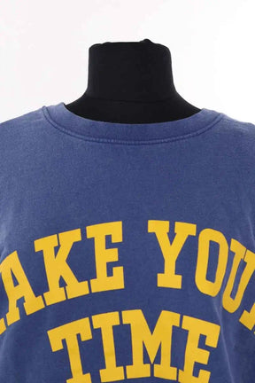 Sweatshirt Ba&Sh Bleu en Coton
