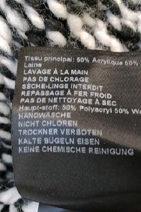 Sweatshirt Bash Noir en Laine