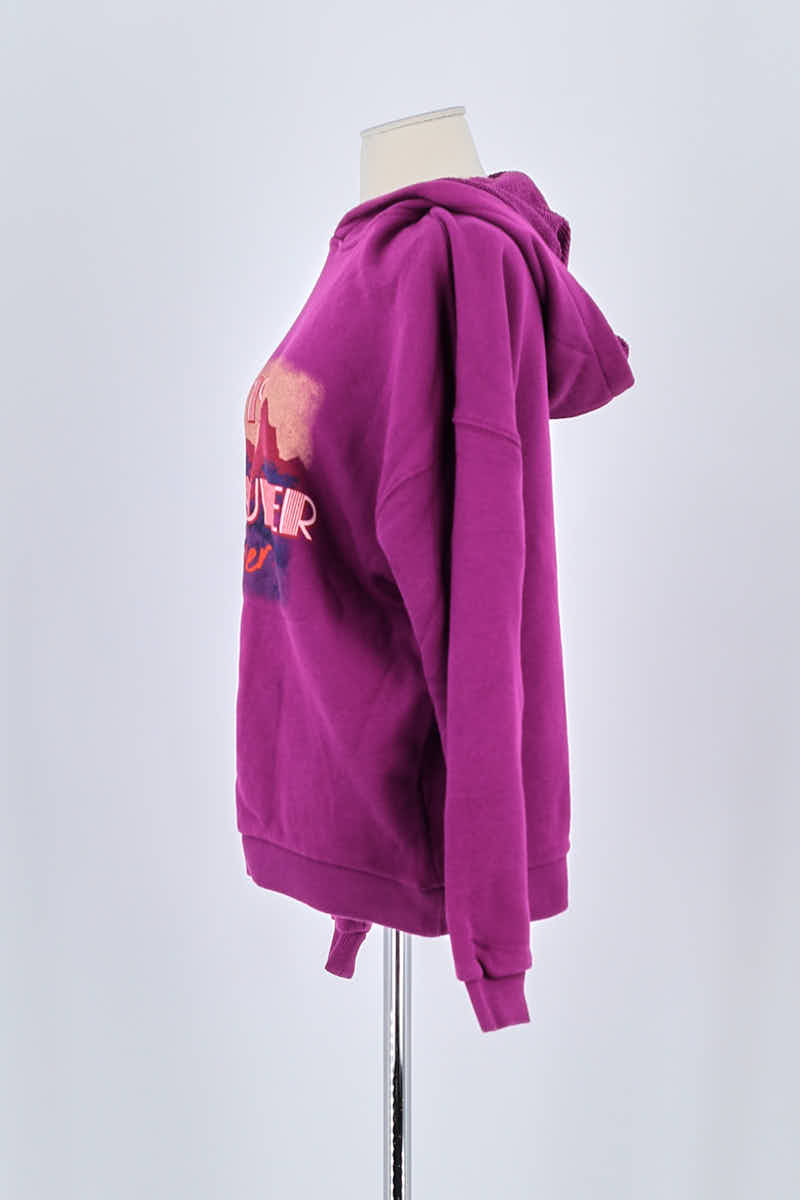 Sweatshirt Bash Violet en Coton