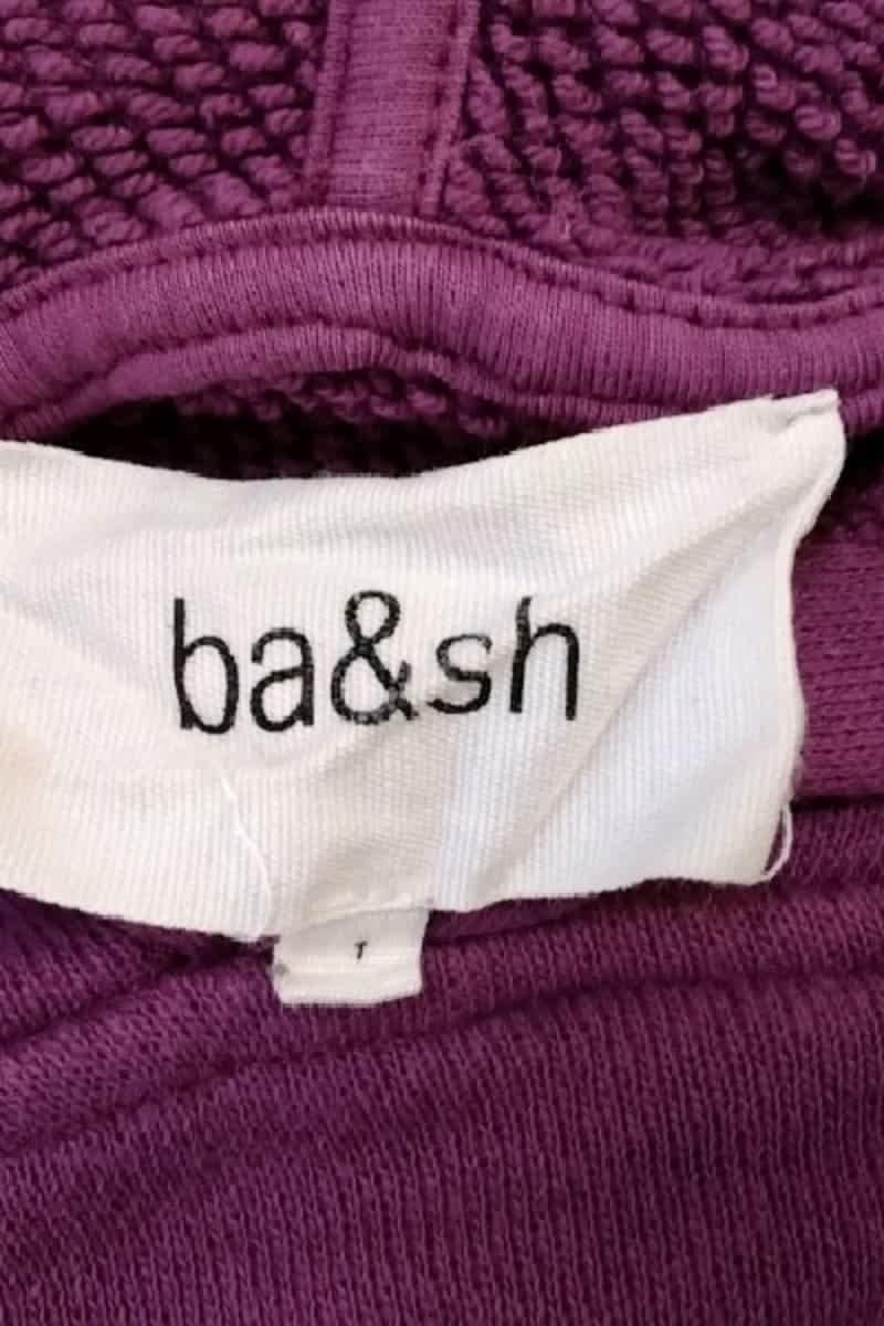 Sweatshirt Bash Violet en Coton