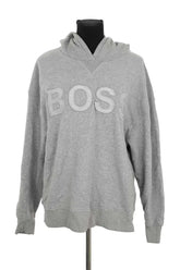 Sweatshirt Boss Gris en Coton, taille L - Seconde Main