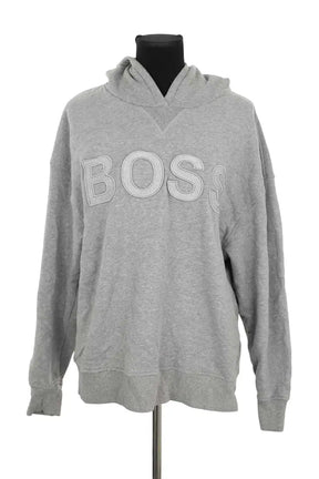 Sweatshirt Boss Gris en Coton, taille L - Seconde Main