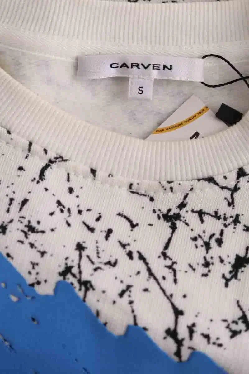 Sweatshirt Carven Blanc en Coton