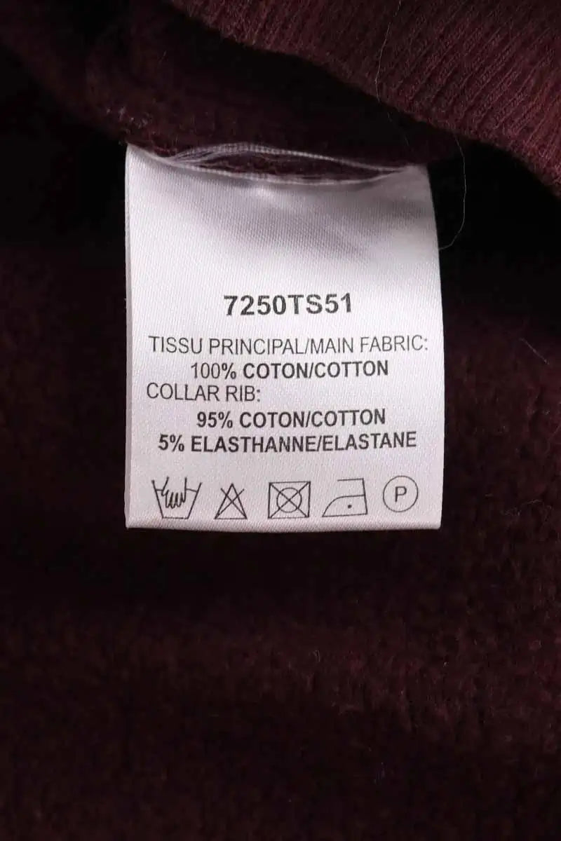 Sweatshirt Carven Bordeaux en Coton