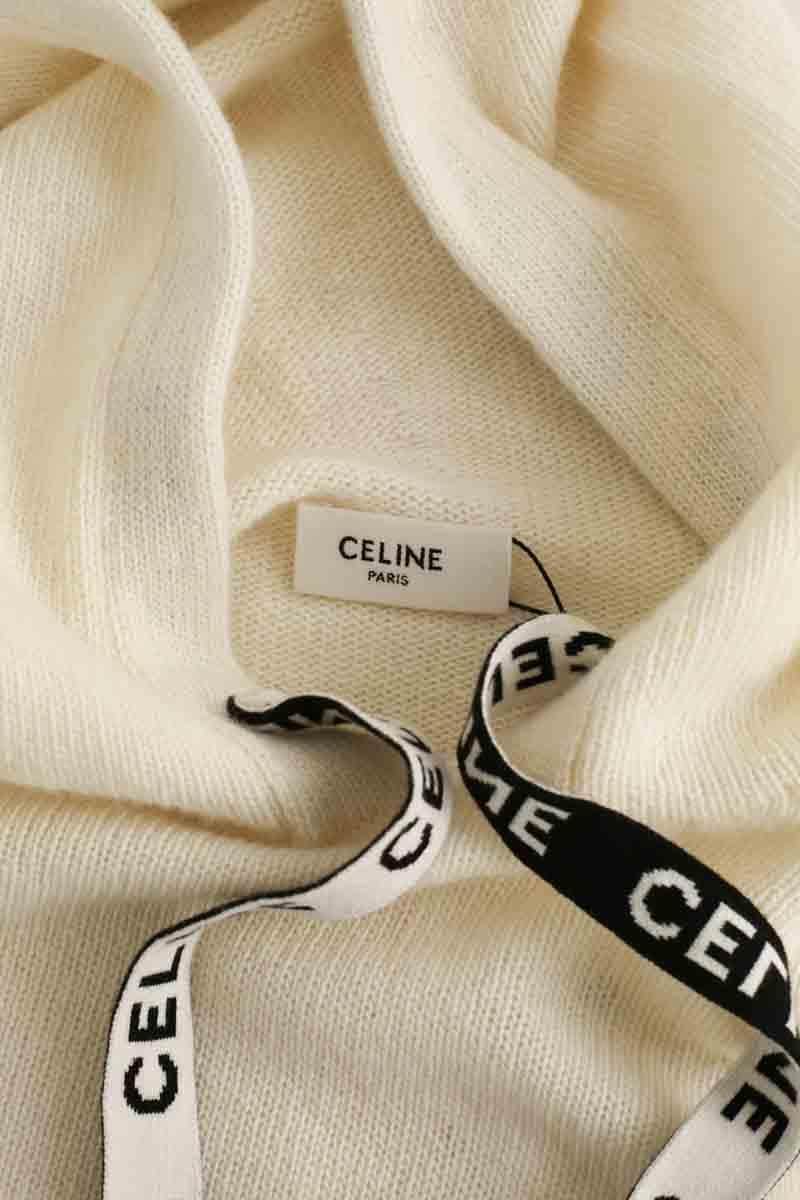 Sweatshirt Celine Blanc en Laine