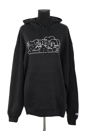 Sweatshirt Champion Noir en Coton, taille XL - Seconde Main