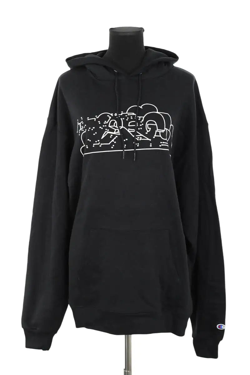 Sweatshirt Champion Noir en Coton, taille XL - Seconde Main