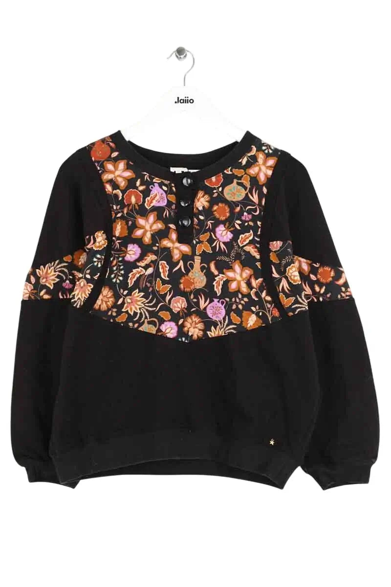 Sweatshirt Des Petits Hauts Noir en Coton, taille L - Seconde Main