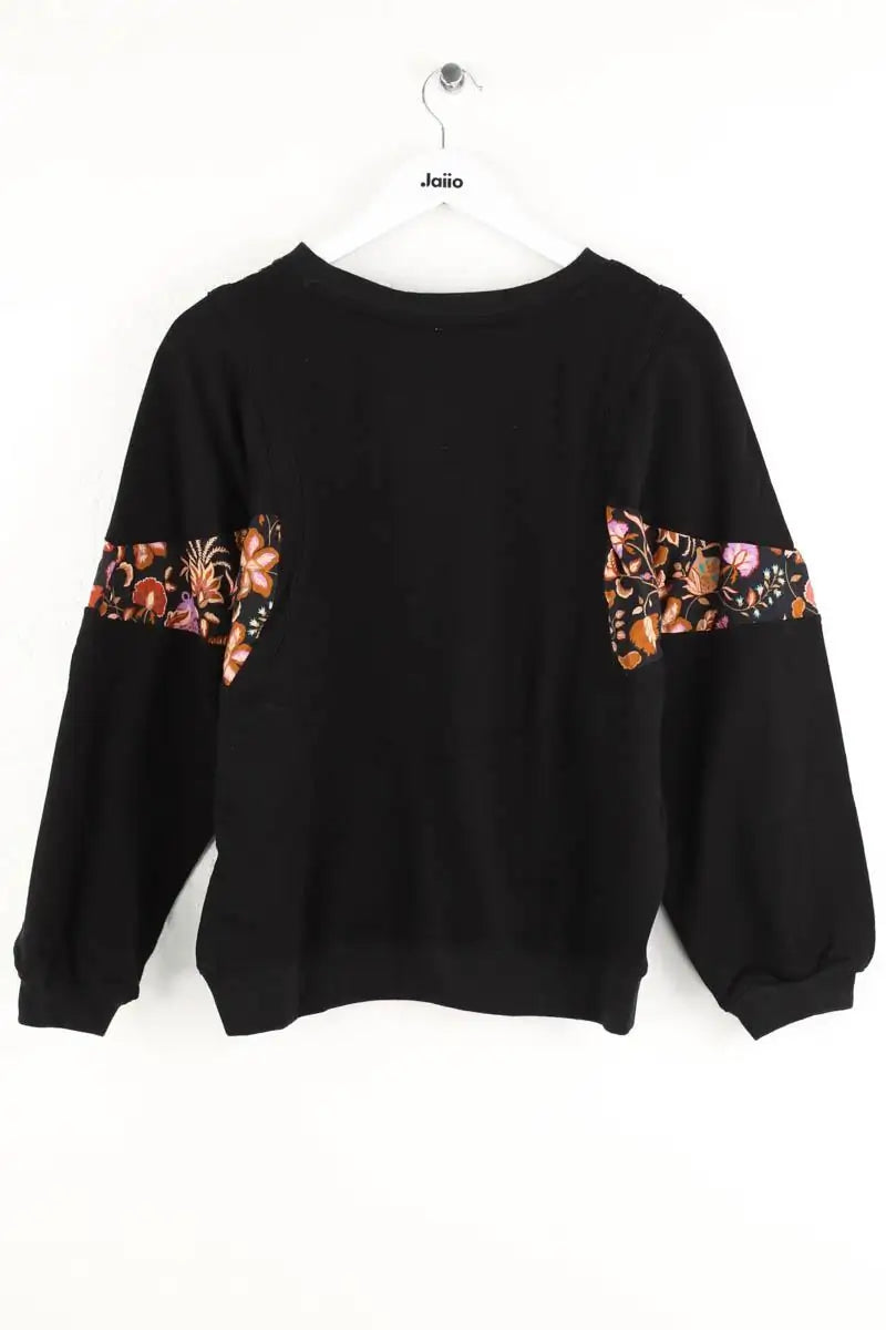 Sweatshirt Des Petits Hauts Noir en Coton