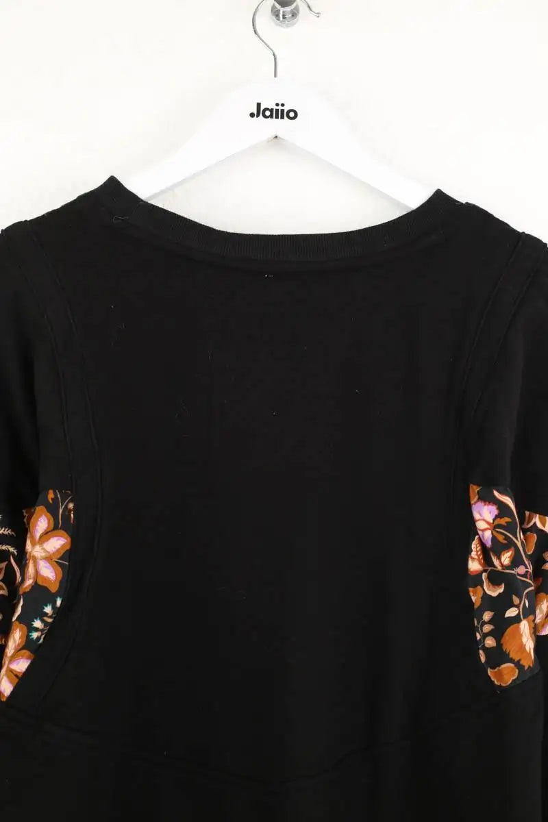 Sweatshirt Des Petits Hauts Noir en Coton