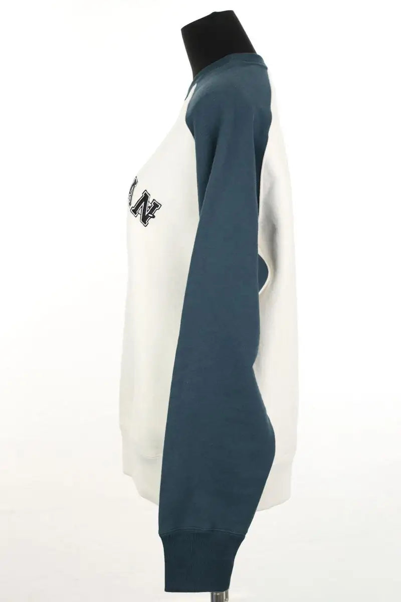 Sweatshirt Dior Kenny Scharf Varsity Blanc en Coton