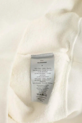 Sweatshirt Dior Kenny Scharf Varsity Blanc en Coton