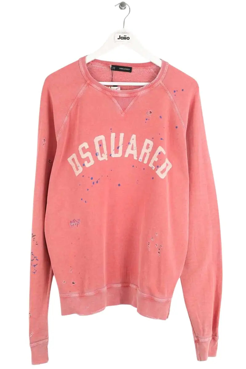 Sweatshirt Dsquared2 Rose en Coton, taille L - Seconde Main