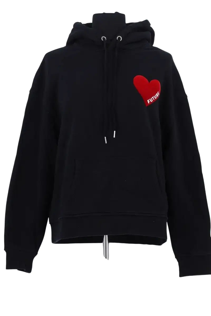 Sweatshirt From Future Noir en Coton, taille S - Seconde Main