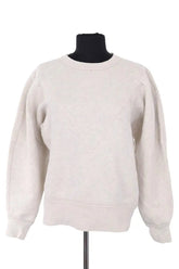 Sweatshirt Isabel Marant Étoile Blanc en Coton, taille S - Seconde Main