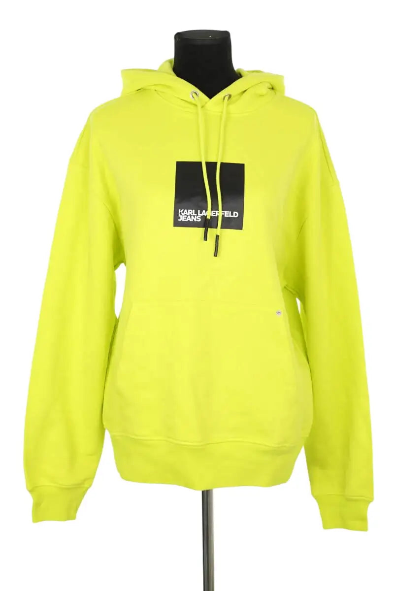 Sweatshirt Karl Lagerfeld Vert en Coton, taille S - Seconde Main