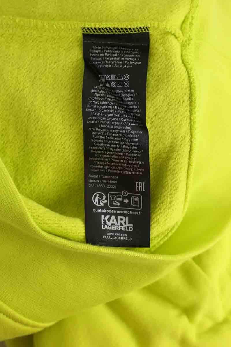 Sweatshirt Karl Lagerfeld Vert en Coton